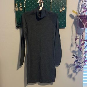 Turtleneck sweater dress